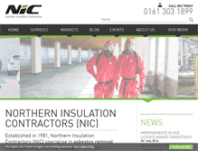 Tablet Screenshot of northerninsulation.com